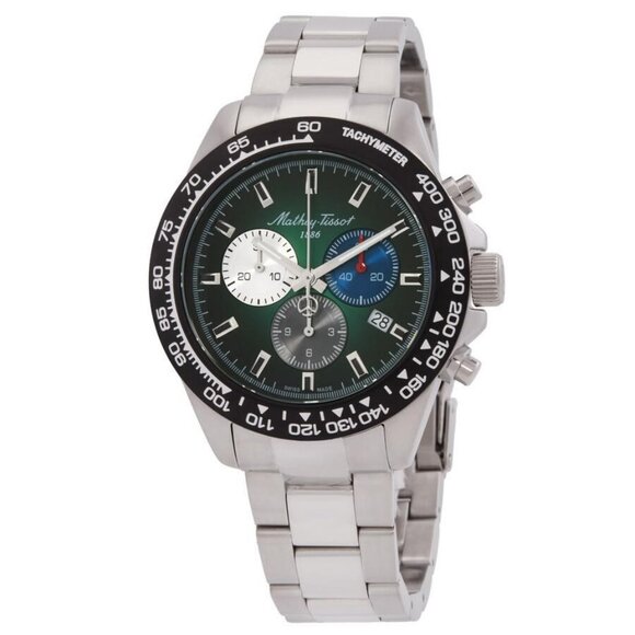 NWT Mathey-Tissot Fashion Men's Quartz Steel Authentic Watch - Picture 1 of 3